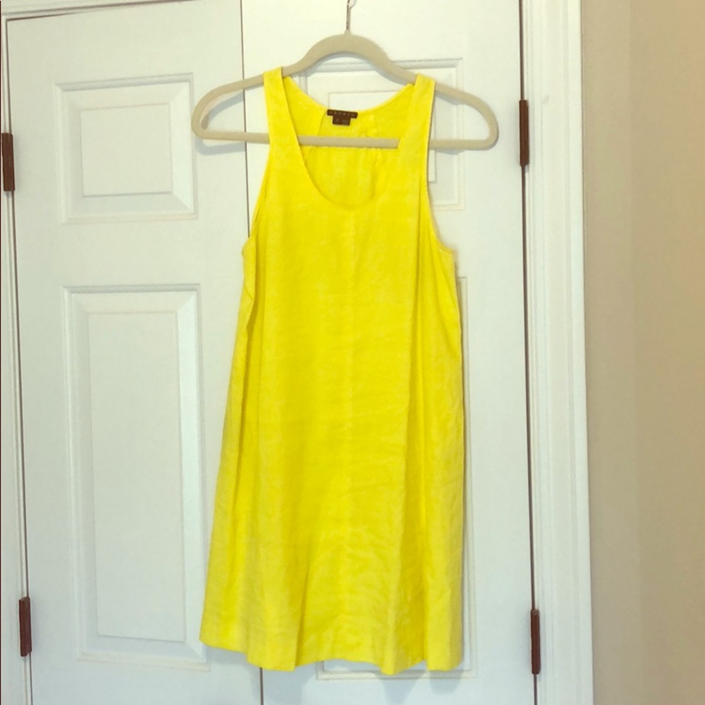 Theory bright yellow dress 2